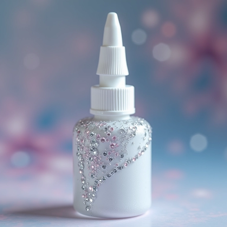 Cola especial para aplicação de strass.