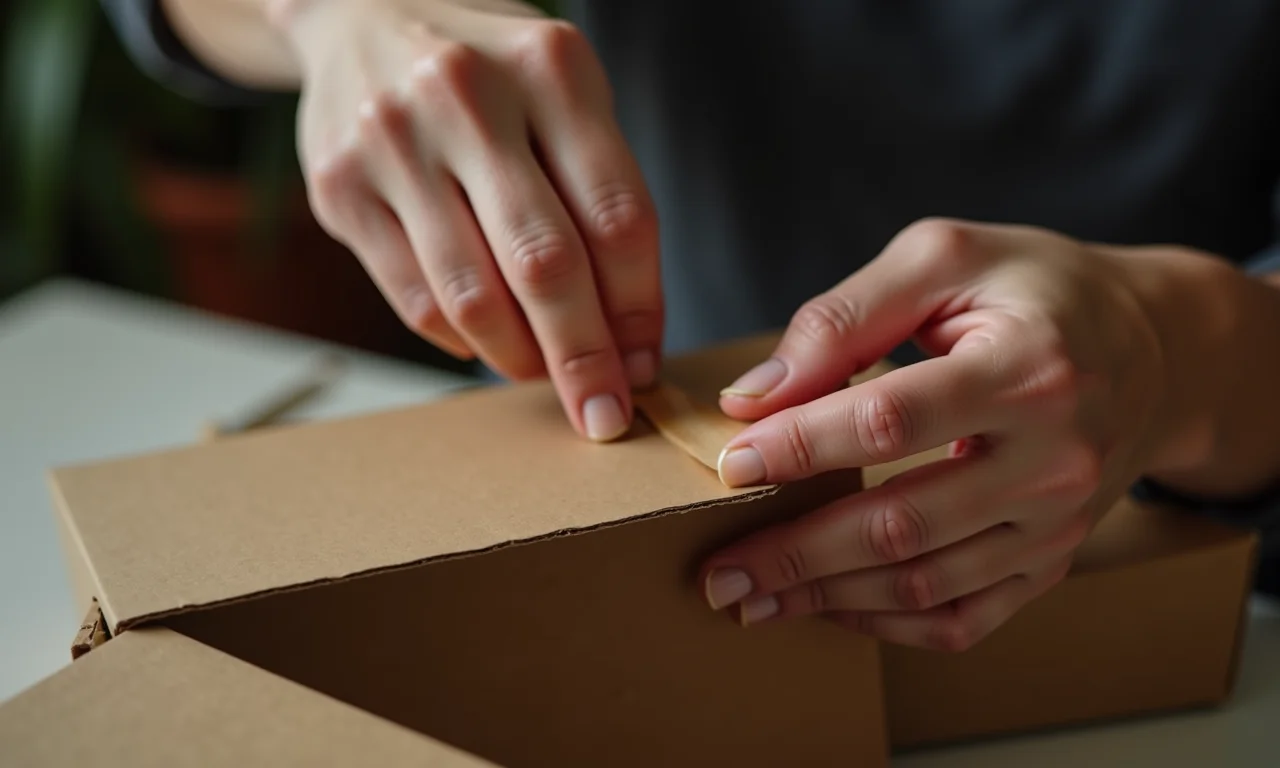Como reforçar a caixa de bombom para firmeza.