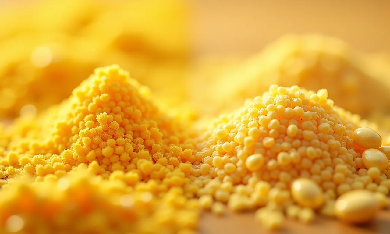 Comparação entre fubá mimoso e fubá tradicional.