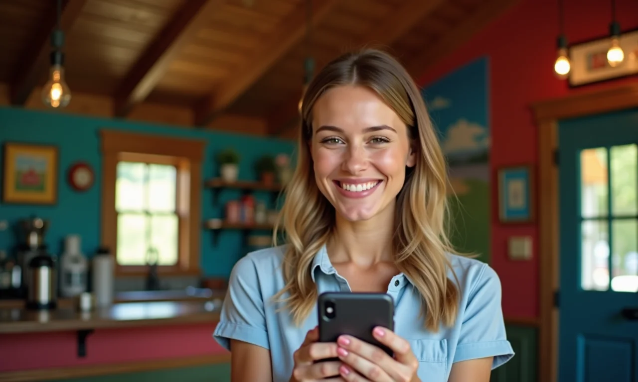 Compartilhando vídeo de aniversário no Facebook.