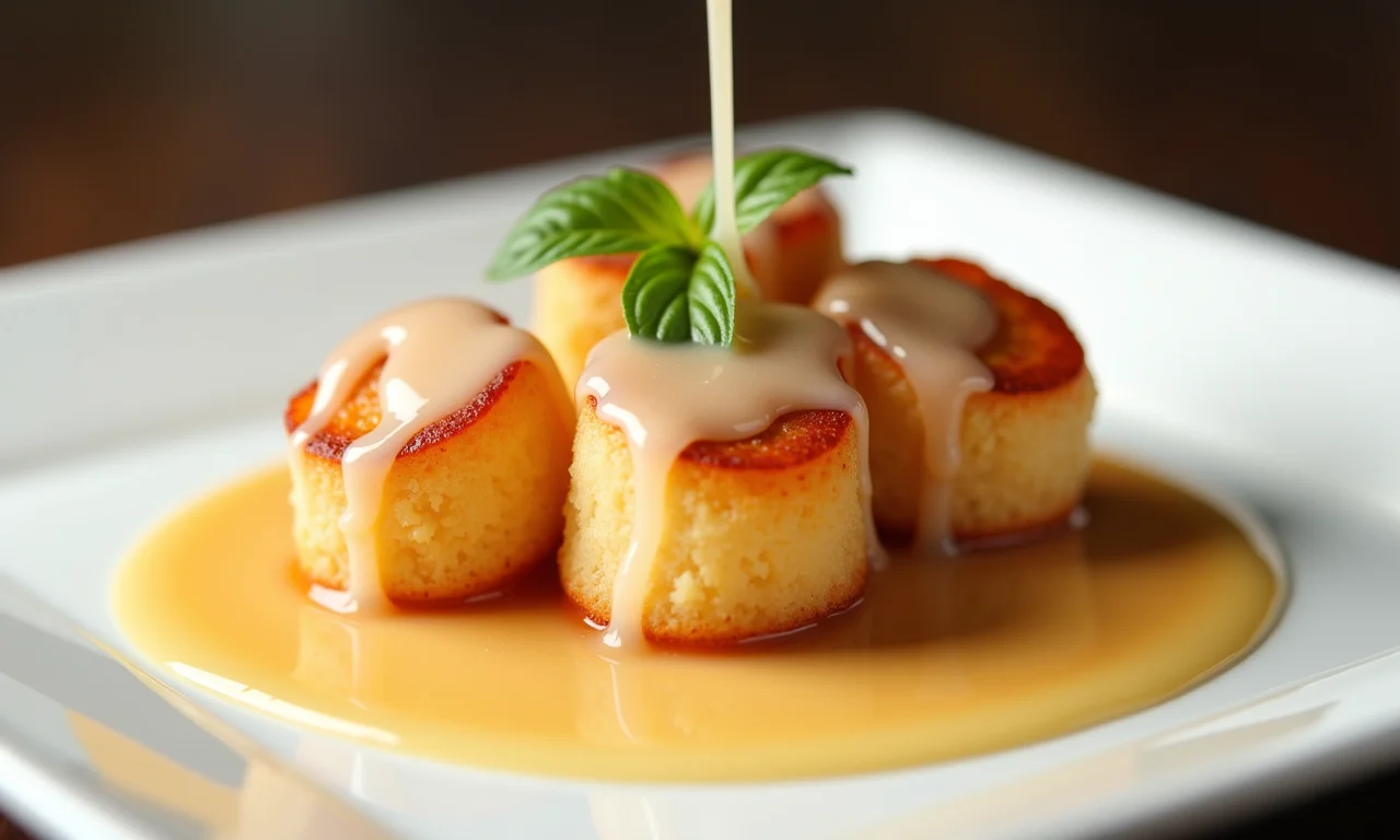 Coquinho queimado com leite condensado.