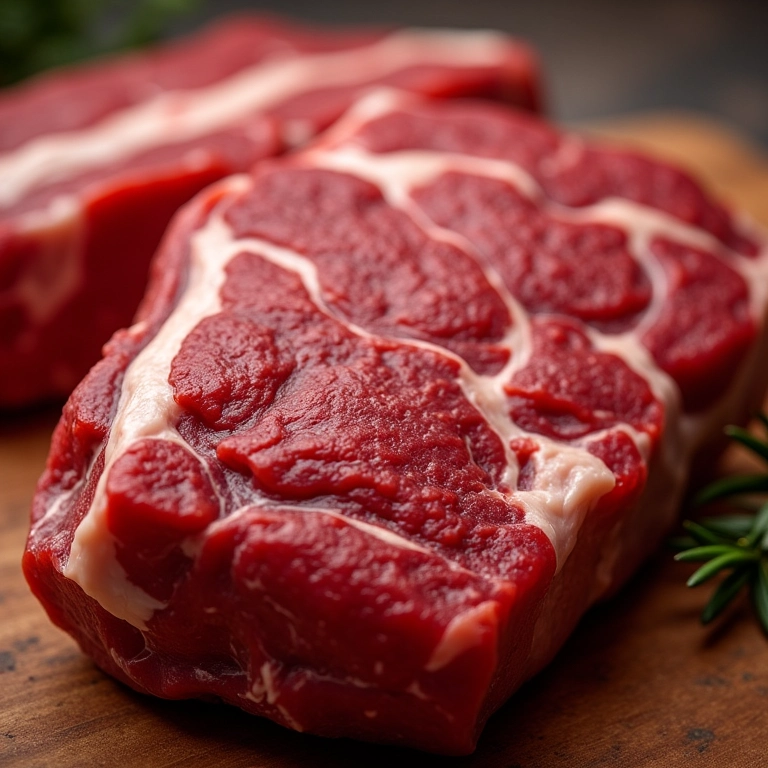 Corte de acém cru, ideal para uma Carne Louca desfiada perfeita.