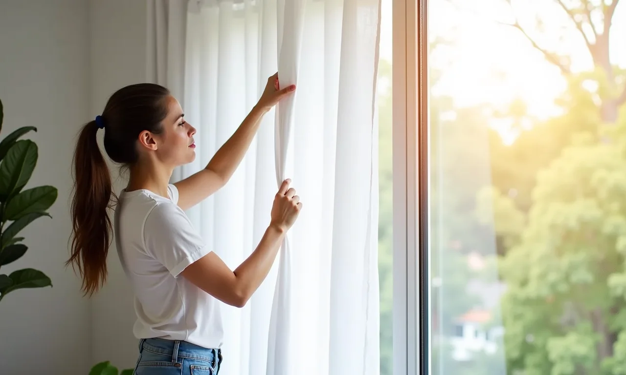 Cortina blecaute sem costura.