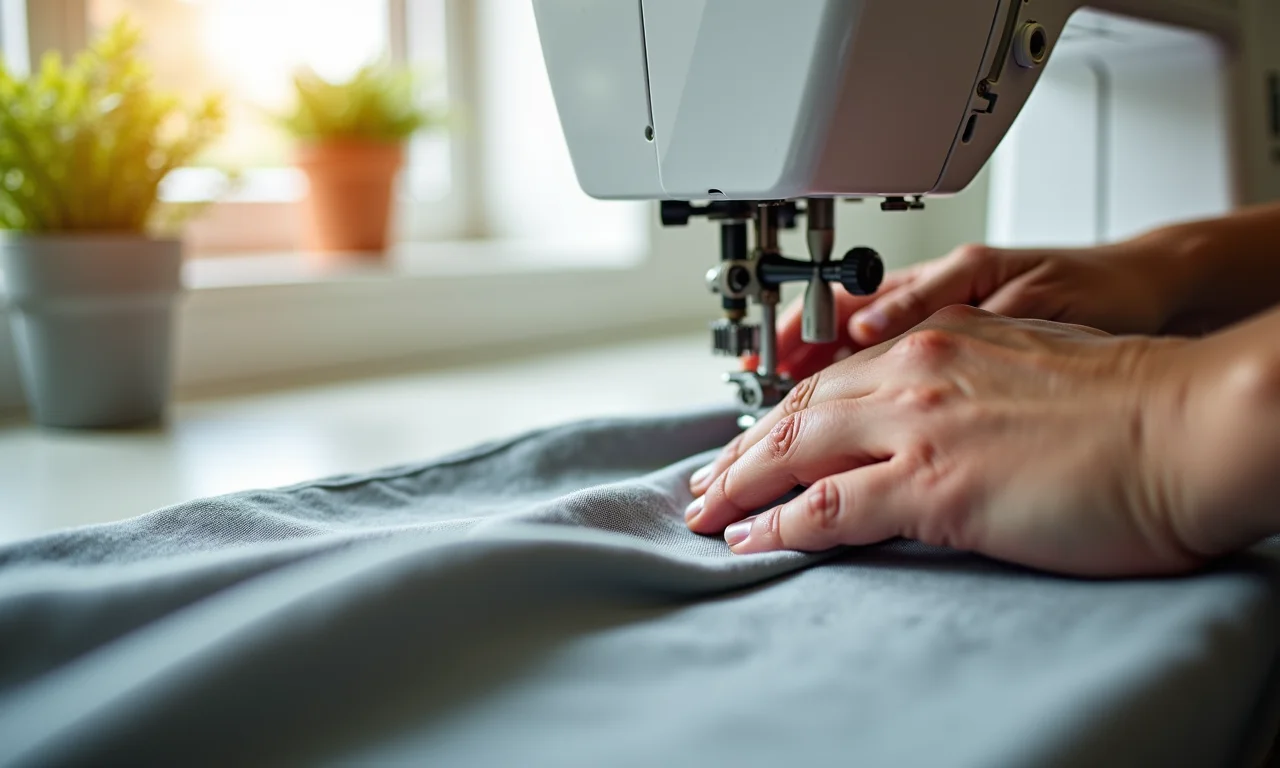 Costurando cortina blecaute passo a passo.