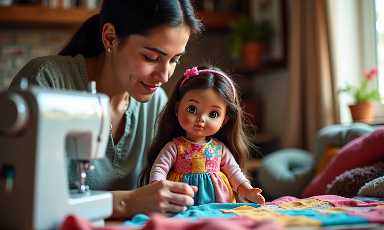 Costurando o vestido da Emília passo a passo