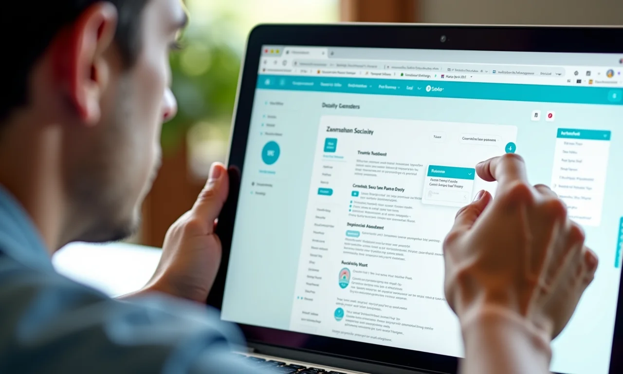 Criação de currículo no Canva com elementos de design.