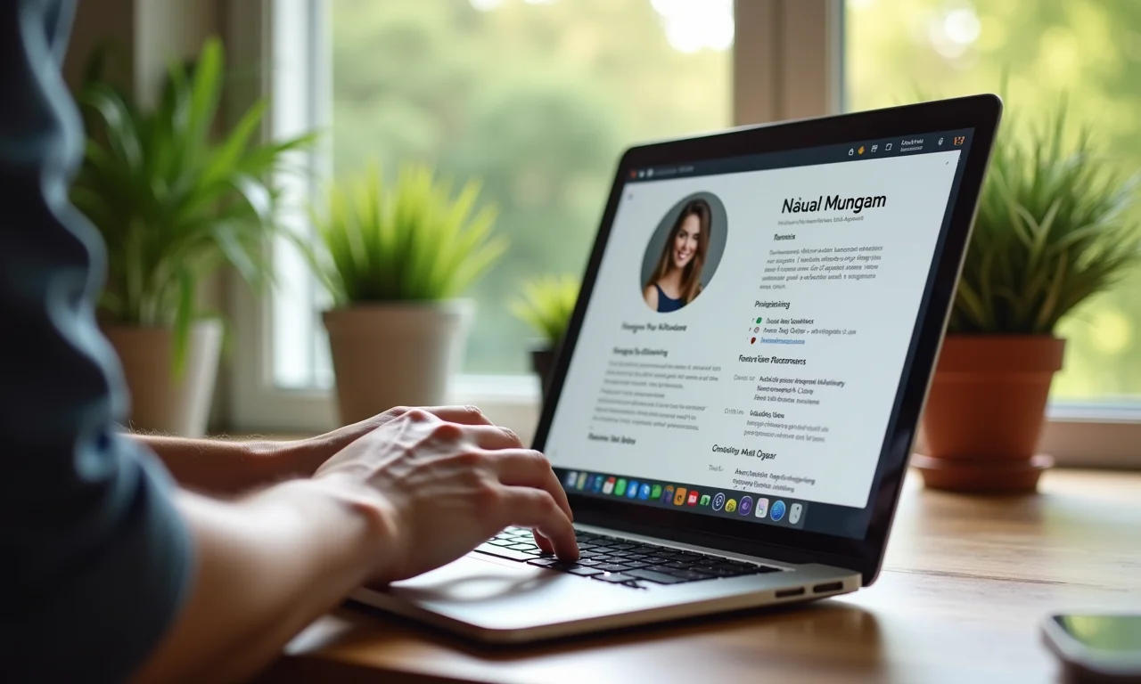 Criando currículo online: economia e sustentabilidade digital.