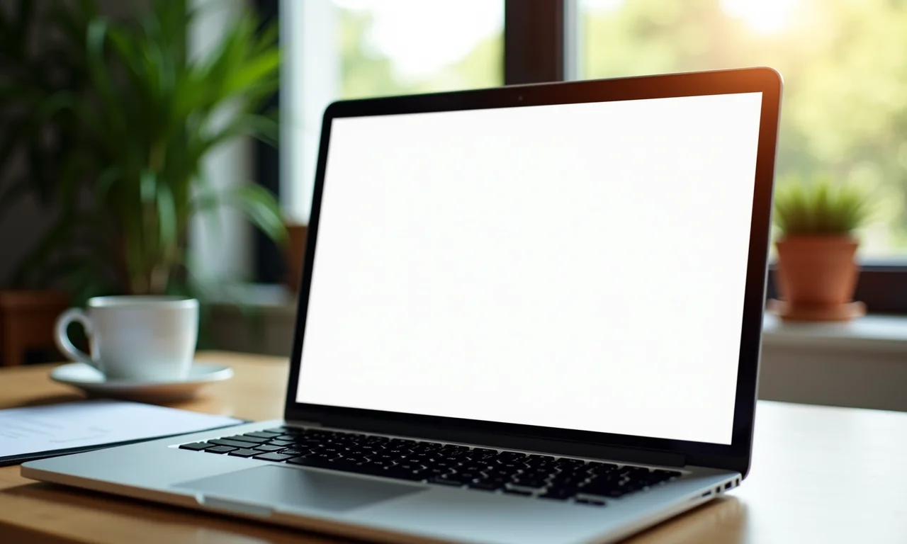 Currículo PDF bem formatado em tela de laptop.