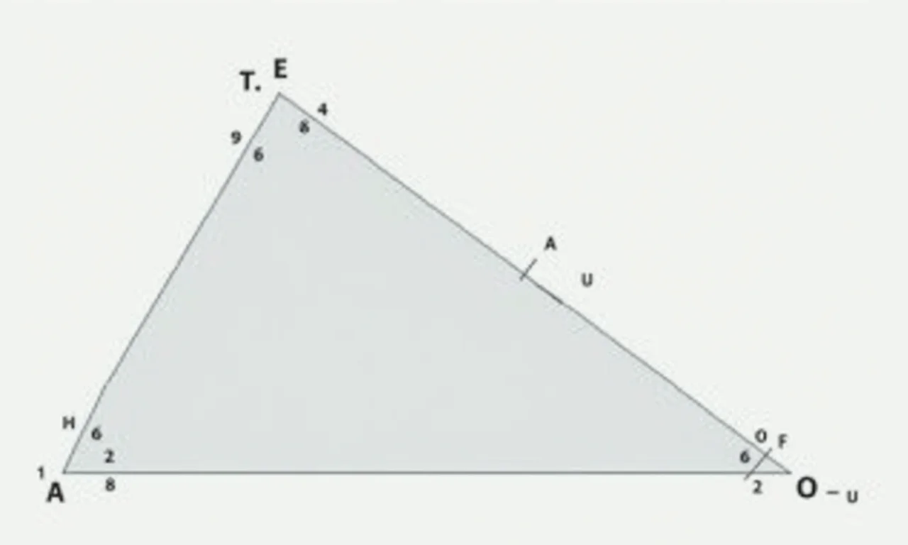 Diagrama detalhado de um triângulo retângulo com os lados identificados.