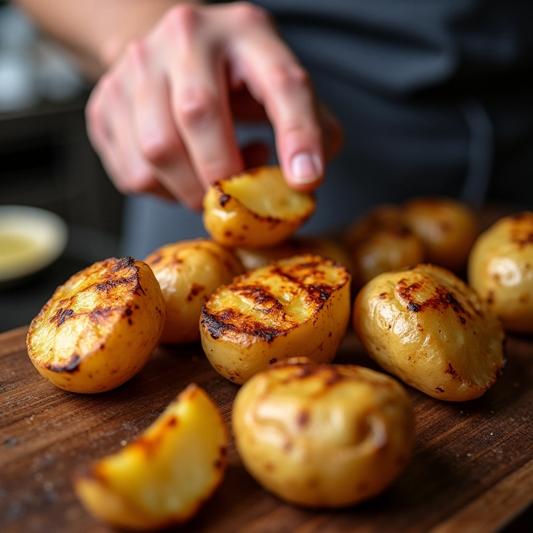 Dicas de chef para batata assada na churrasqueira.