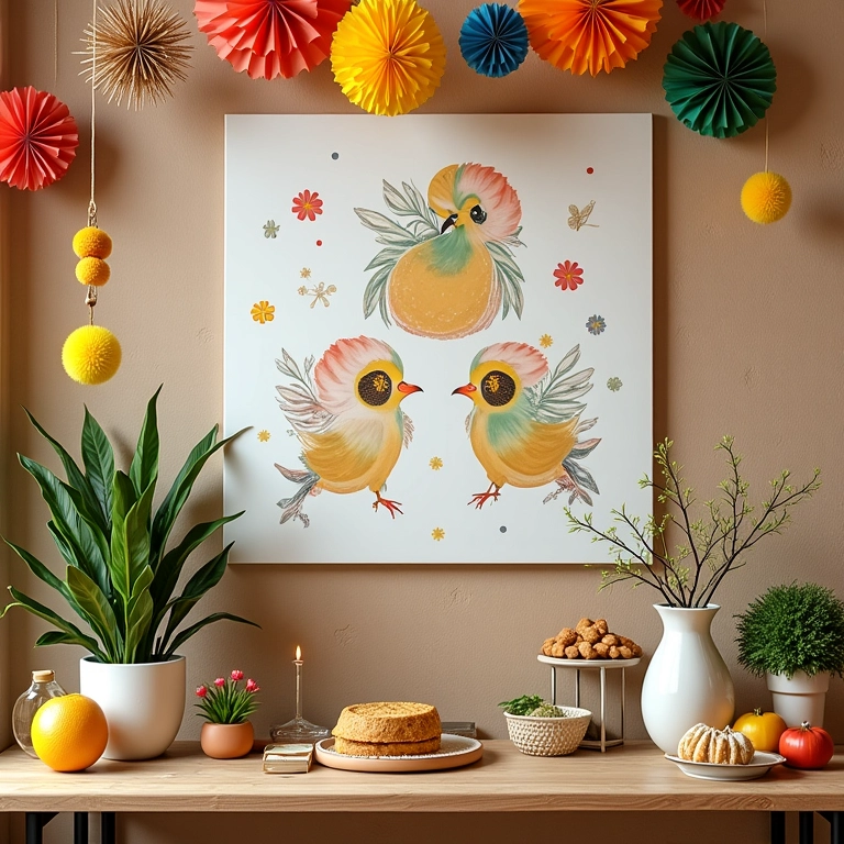 Dicas extras para personalizar um painel da Galinha Pintadinha.