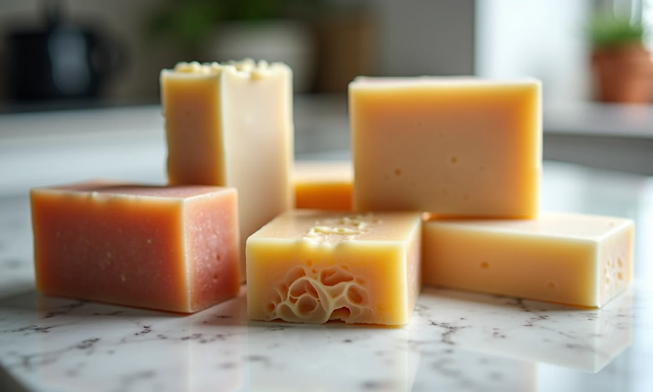 Dicas extras para um sabão perfeito: cores e texturas variadas.