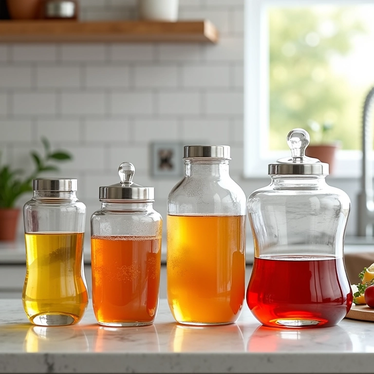 Diferentes recipientes para suqueira.