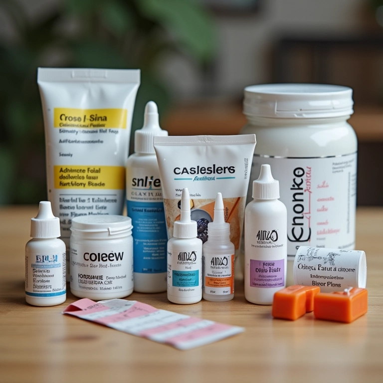 Diferentes tipos de cola para papel de parede.