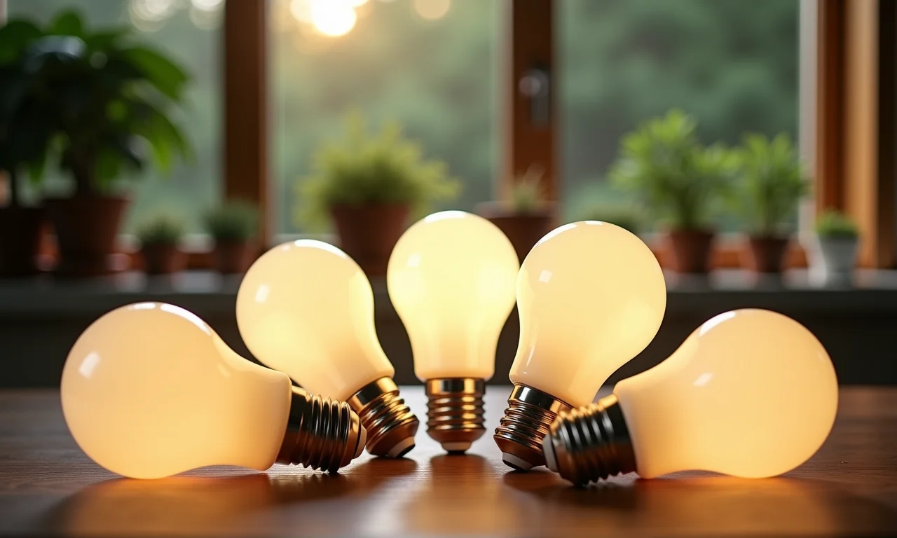 Diferentes tipos de lâmpadas adequadas para uso em incubadoras.