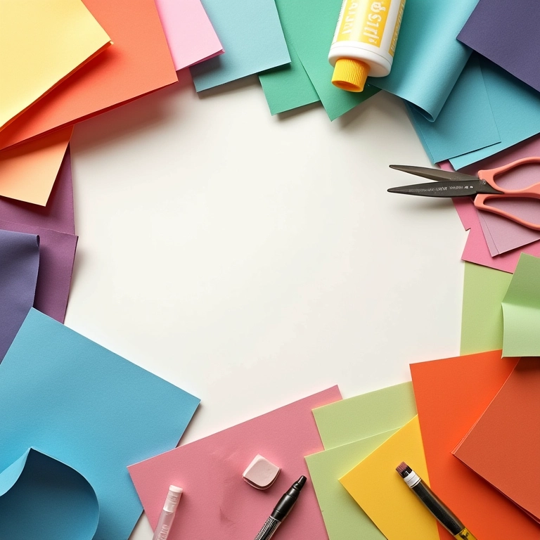 Diferentes tipos de papel para guarda-chuvas.