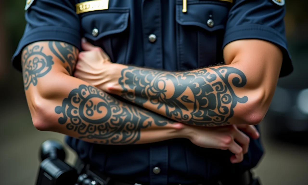 É possível ser policial com tatuagem?