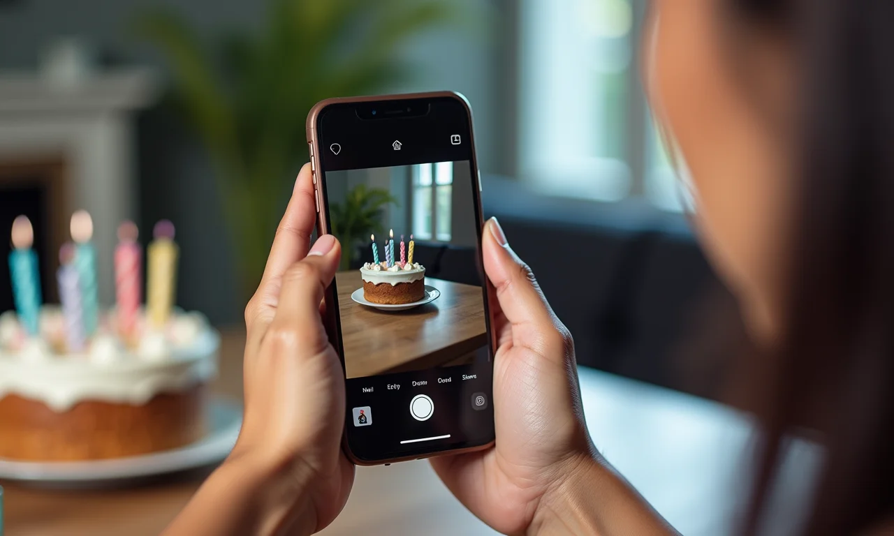 Editando vídeo de aniversário no InShot.