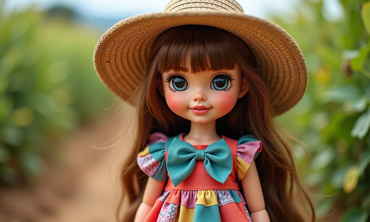 Emília com acessórios que fazem a diferença