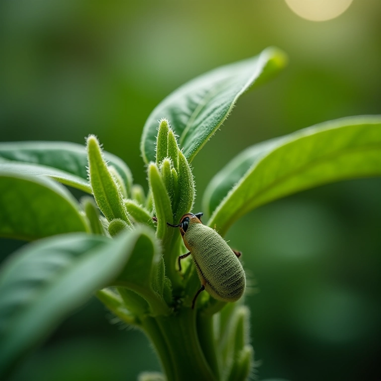 Enxerto de borbulha: detalhe da inserção em árvore frutífera.