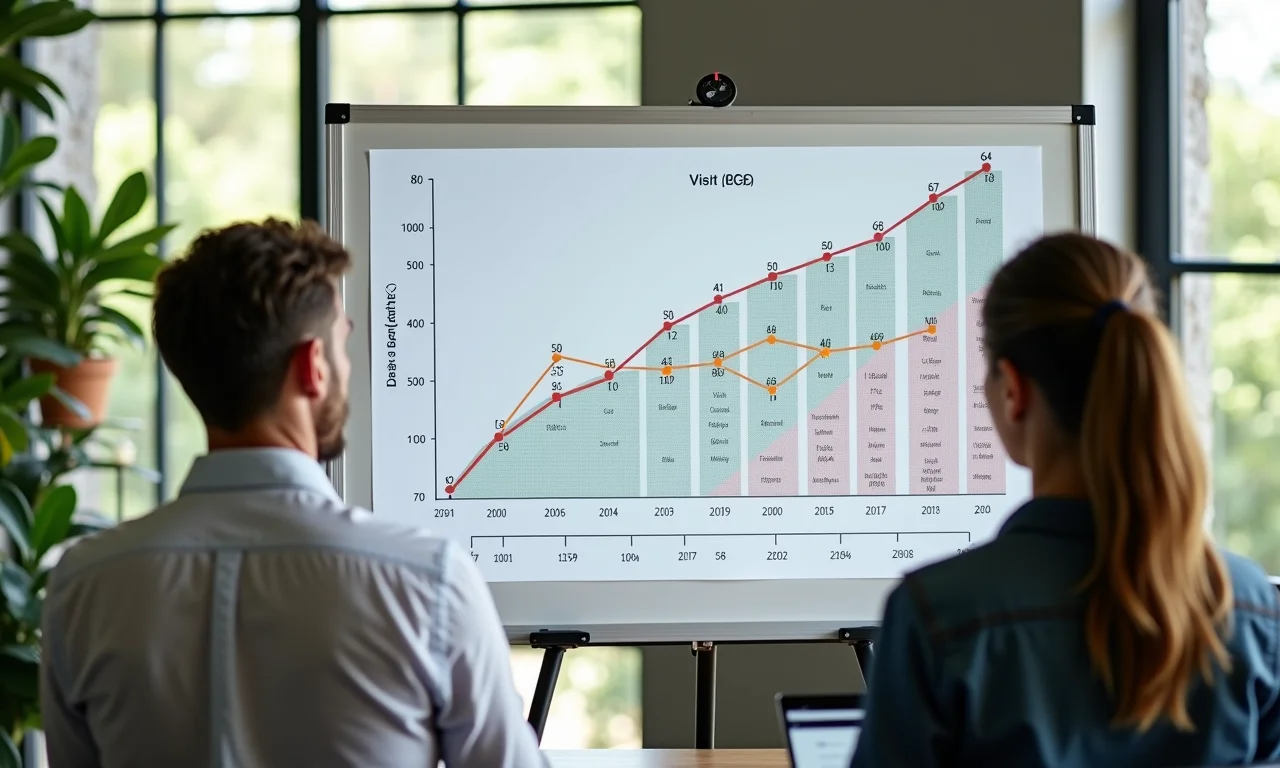 Equipe discutindo Curva ABC para controle de custos.