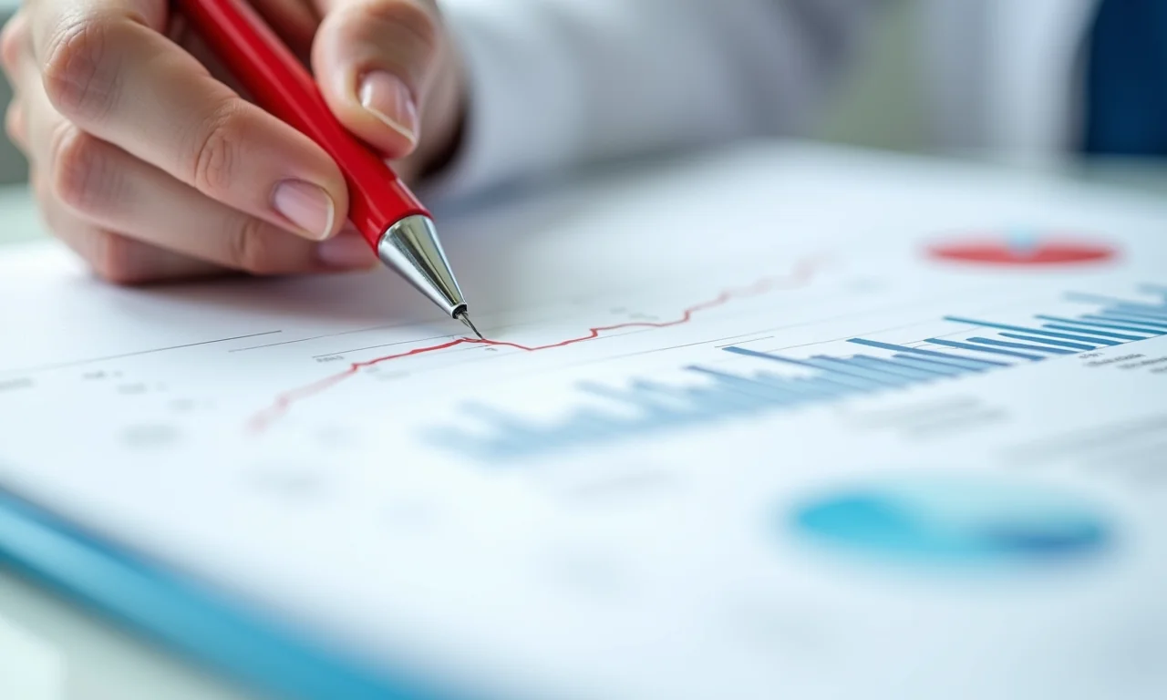 Erros comuns em relatórios médicos sendo marcados.