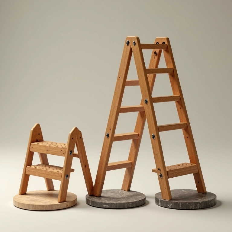 Escada de agilidade em diferentes tipos de piso.