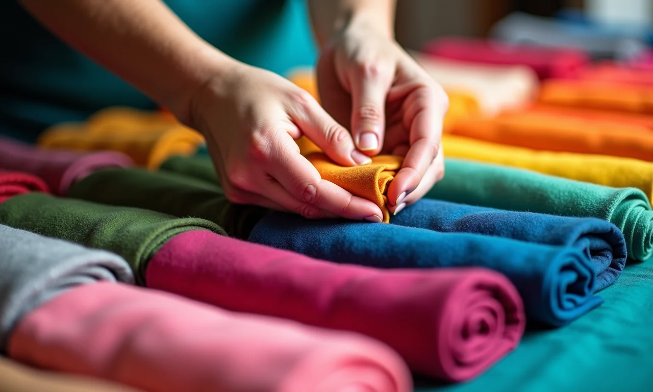 Escolhendo o tecido perfeito para suas forminhas de rosa.