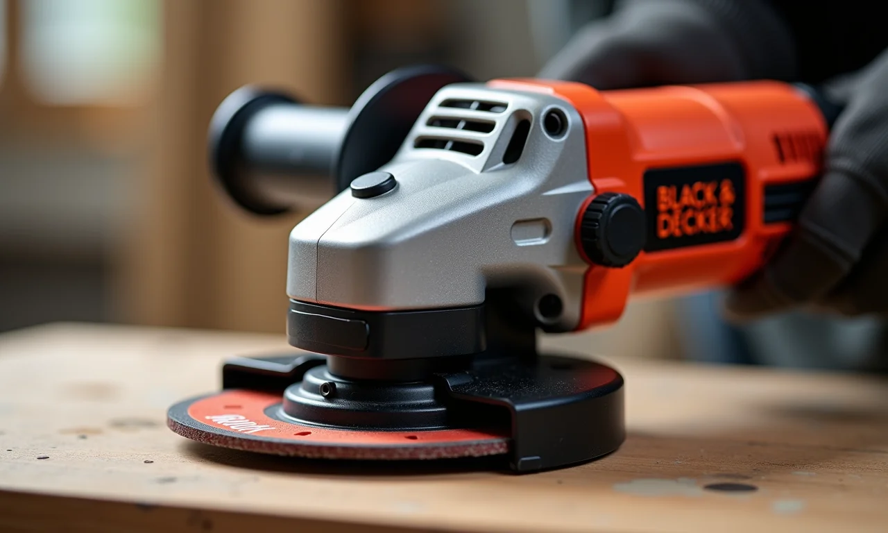 Esmerilhadeira Angular G720 da Black+Decker.