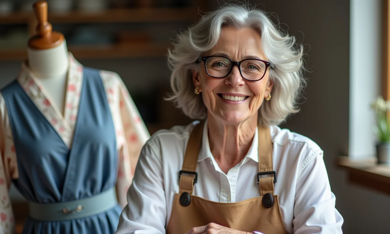 Especialista em costura dando dicas para fazer um kimono.