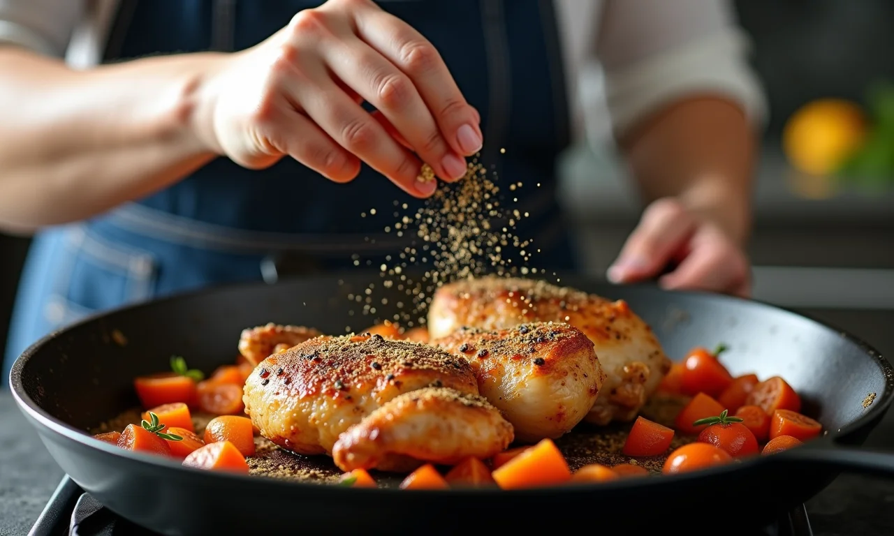 Especialista temperando frango na panela: dicas para um frango perfeito.