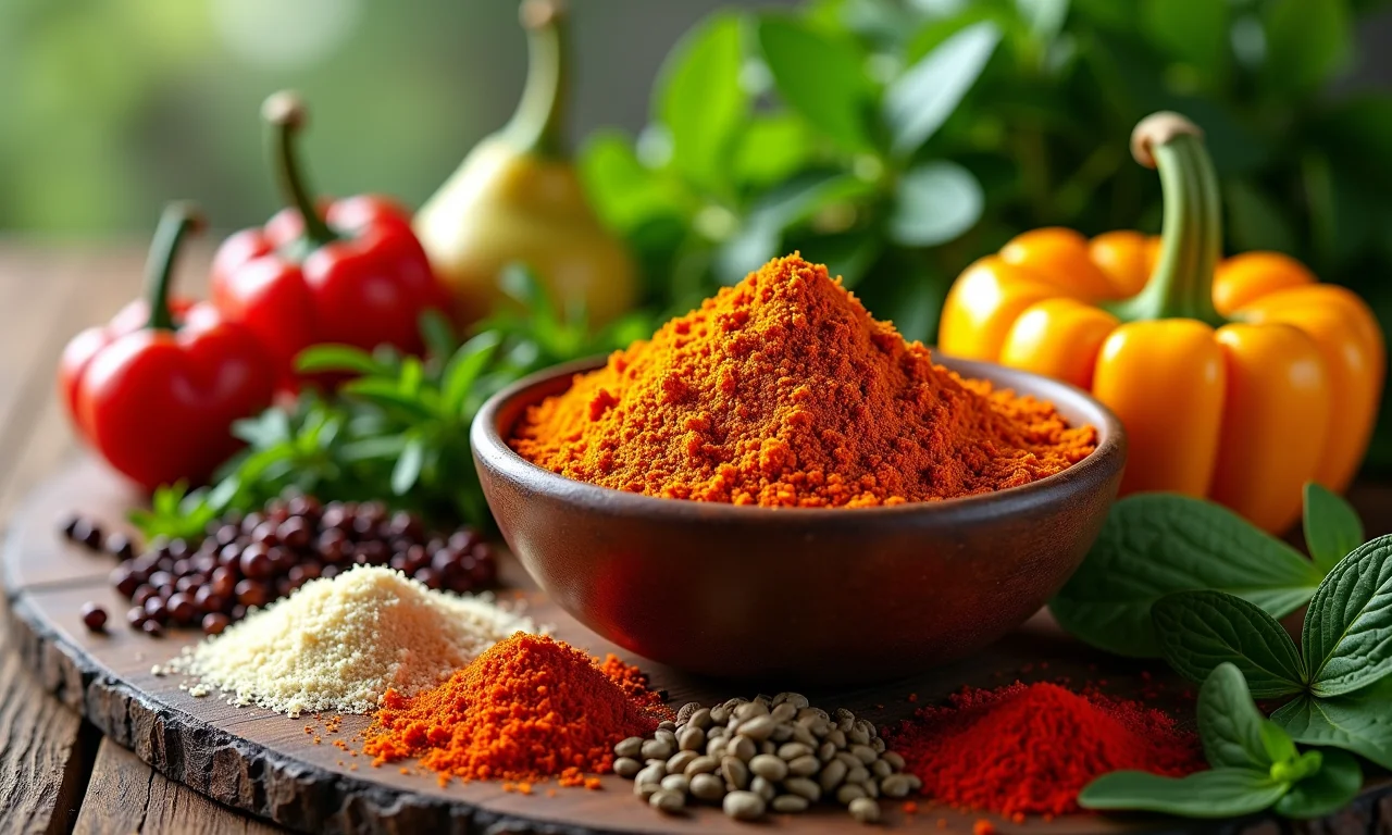 Especiarias e ervas que realçam o sabor da canja.