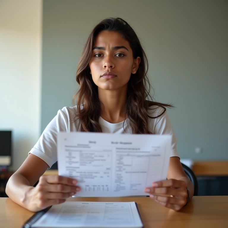 Estudante conciliando trabalho e estudos.