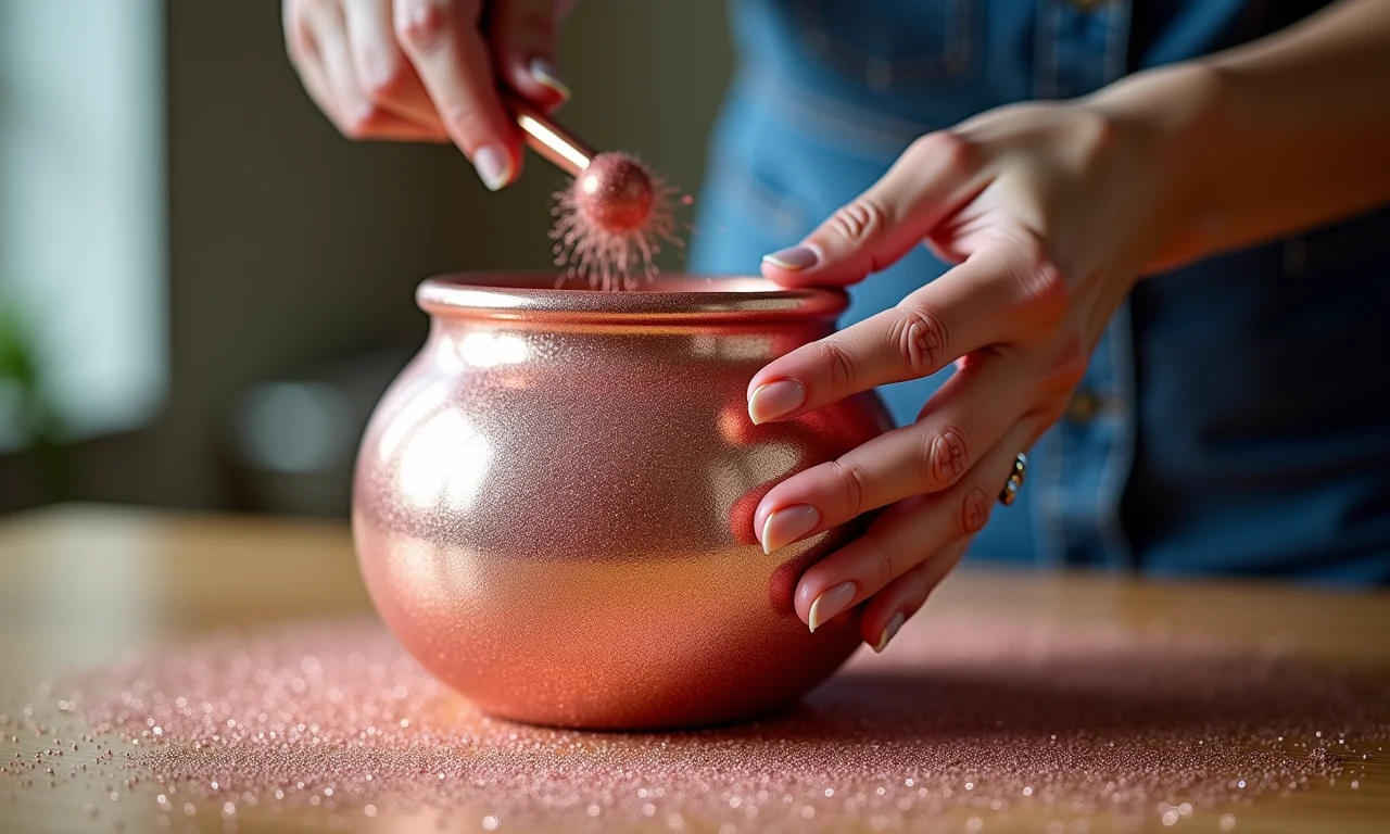 EVA com glitter da marca X.