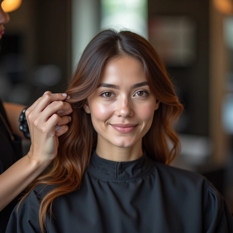 Evitando manchas: profissional aplicando tratamento para remoção uniforme da cor.