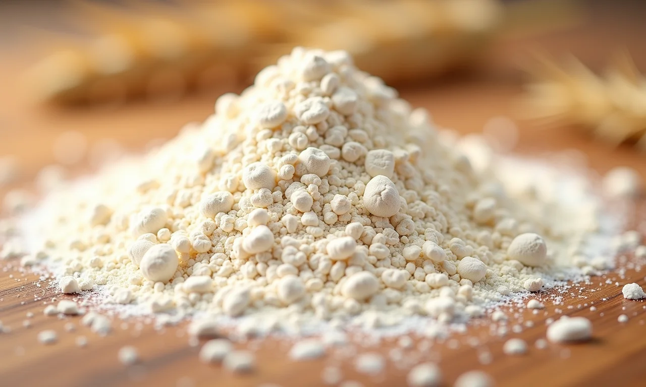 Farinha de trigo, a base do X Queique.