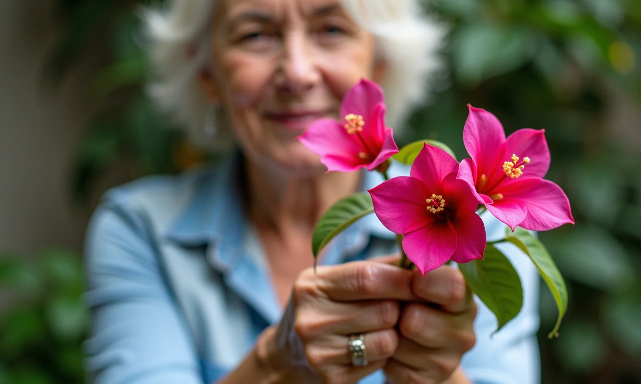 Fazendo mudas por estaquia.