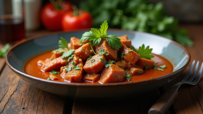 Carne de panela macia e saborosa, pronta para servir.