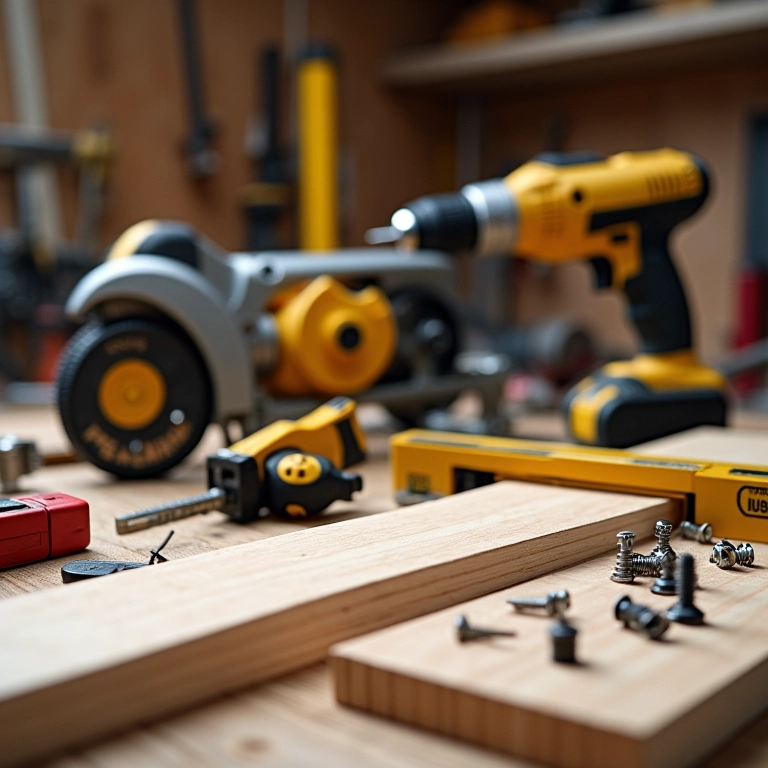 Ferramentas e materiais necessários para instalação de bancada de cooktop.