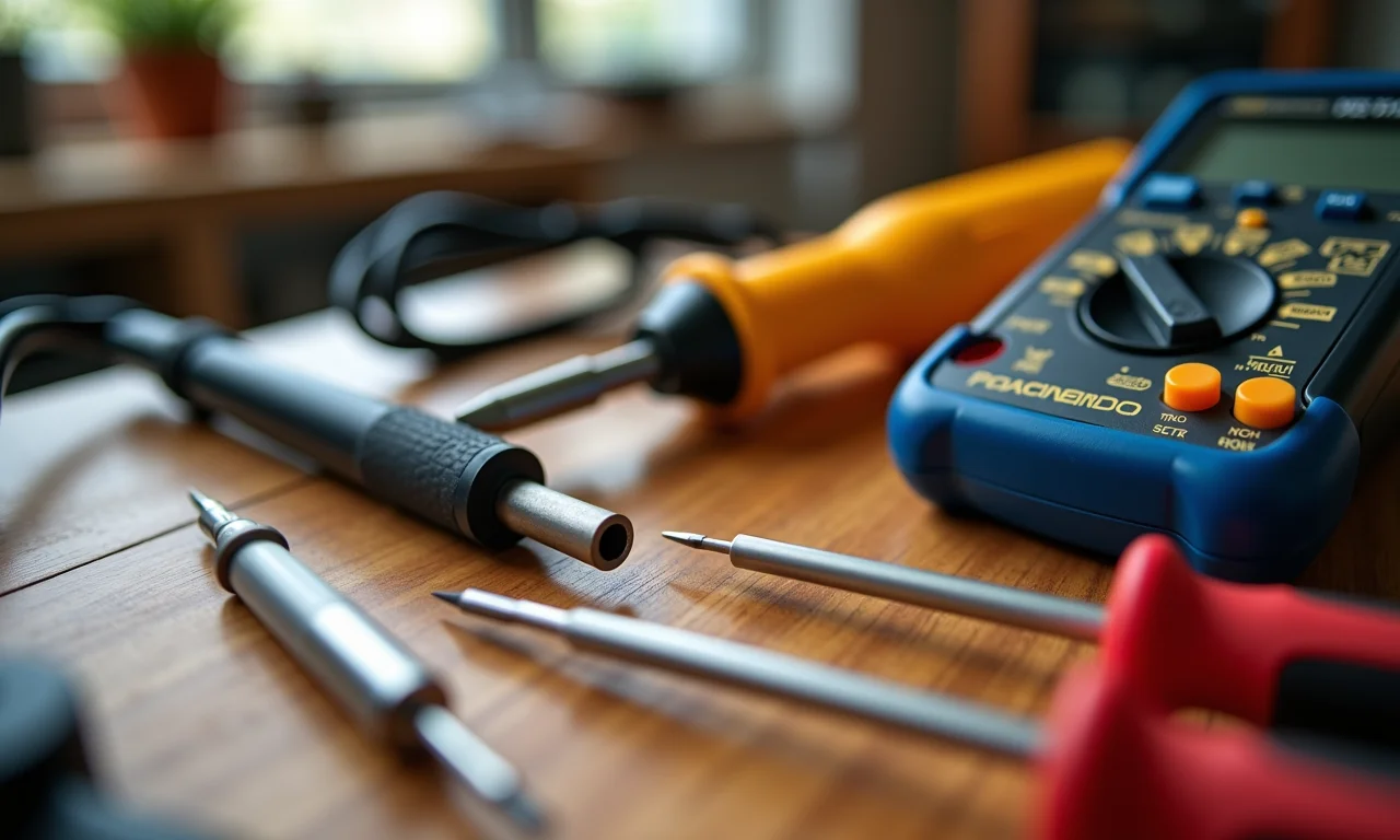 Ferramentas essenciais para montagem de tablet.