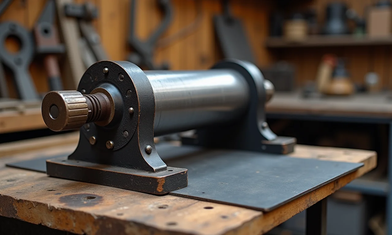 Ferramentas necessárias para construir uma calandra manual.