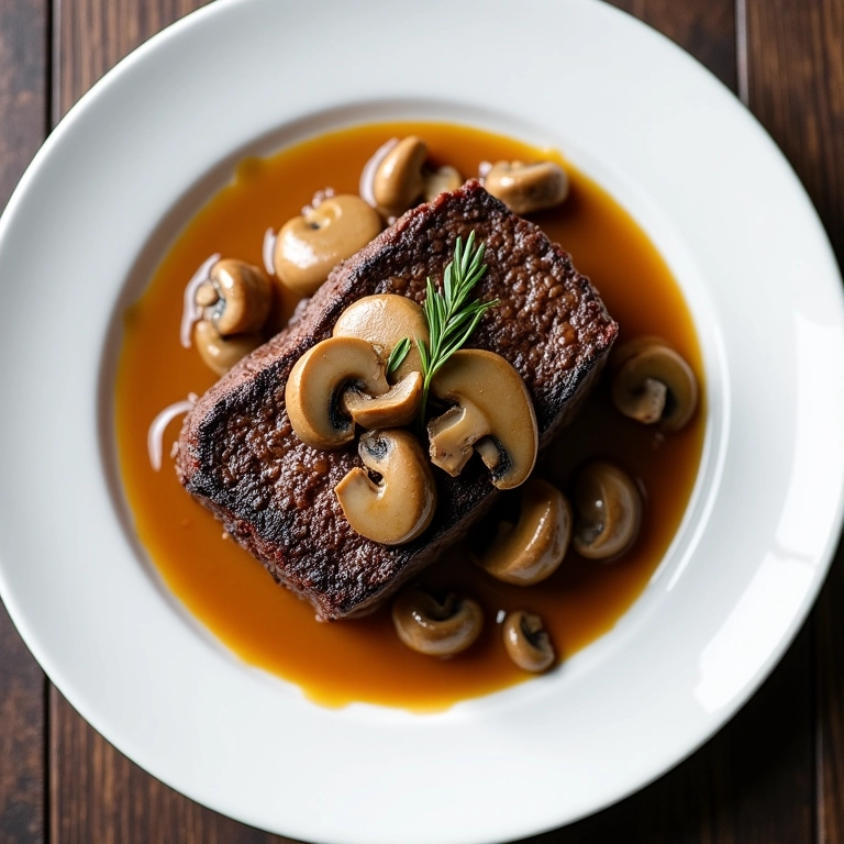 Filé ao Molho Madeira com Champignon: combinação clássica.