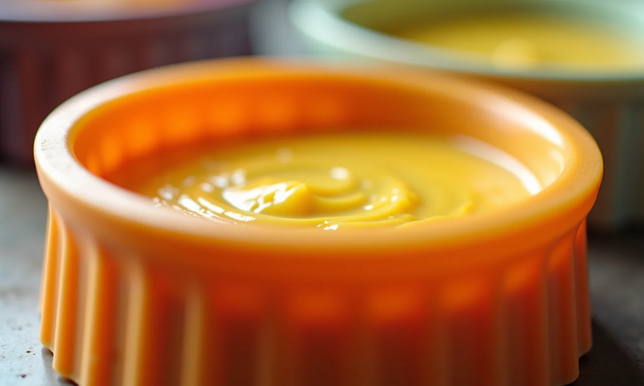 Forma de silicone para pudim.