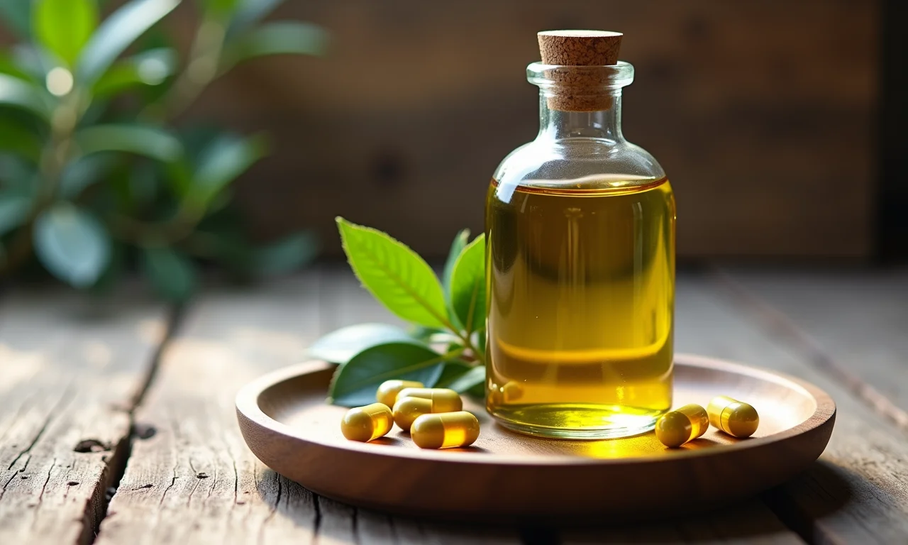 Fortalecedor de unha de azeite e vitamina E.