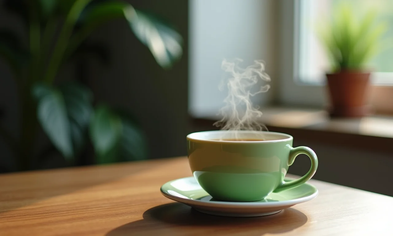 Fortalecedor de unha de chá verde.