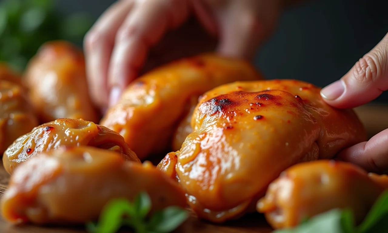 Frango de qualidade para um korma perfeito.