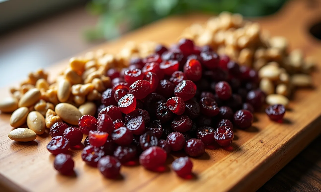Frutas secas e oleaginosas, crocância e sabor na salada.