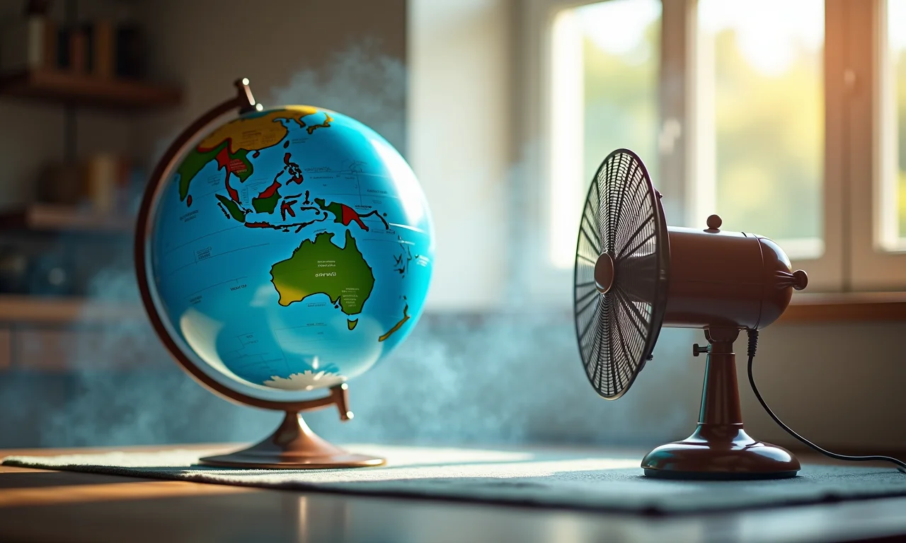 Globo de bexiga secando com um ventilador: técnica de secagem rápida.