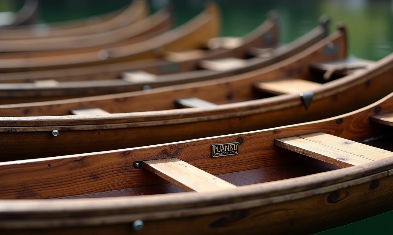 Gôndolas de madeira rústicas da marca [Nome da Marca].