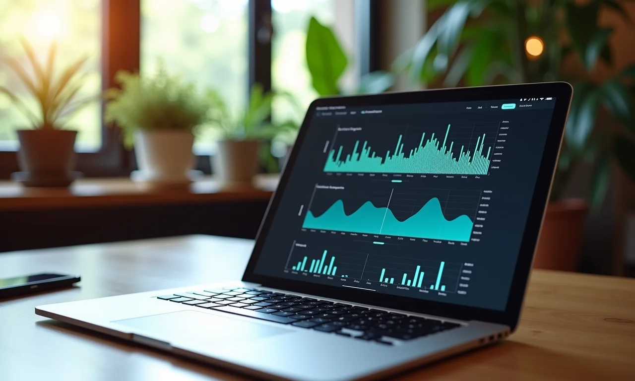 Gráficos e tabelas analisando o desempenho de vídeo em tablet.